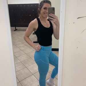 Alphalete cayman blue pants!🤗🔵😮🙌